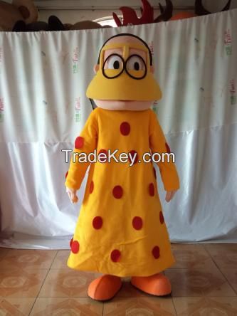 Saeed and Um Allawi Arabic Freej Mascot Costume Adult Size Hot Cartoon Character Carnival Party Supply..