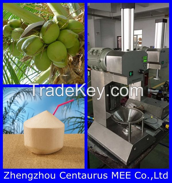 Automatic stainless steel green coconut peeling machine
