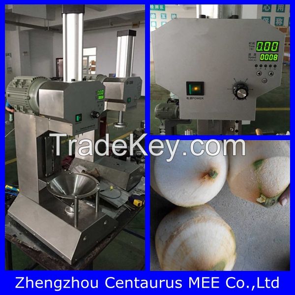 Automatic stainless steel green coconut peeling machine