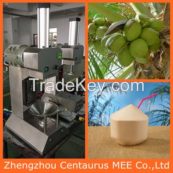 Automatic stainless steel green coconut peeling machine