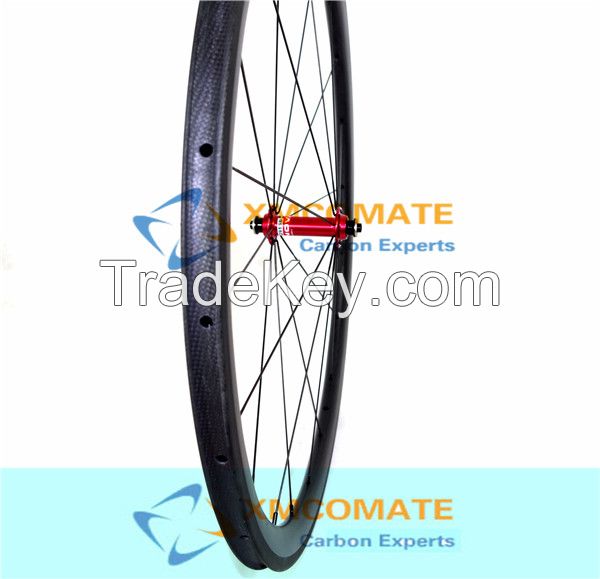 Carbon wheels road tubular rims 38mm only 1270 gram bitex/R13/R36 hub/XMCOMATE