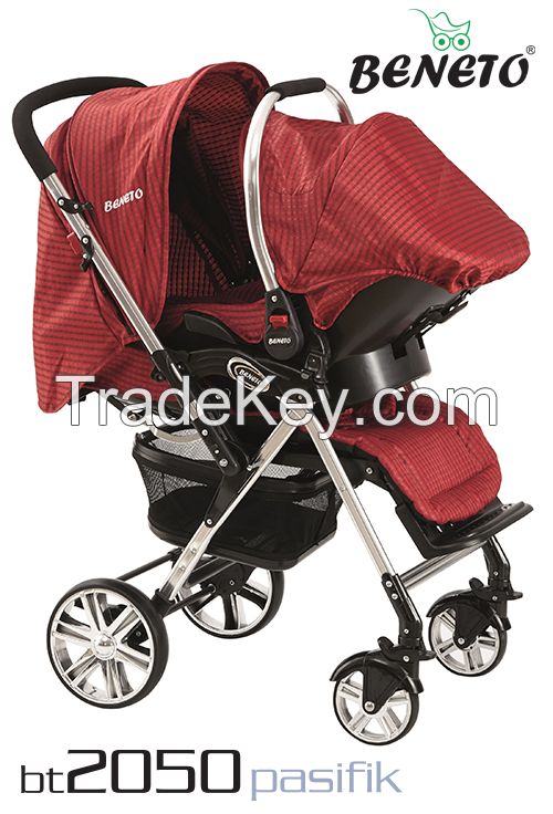 Beneto Bt 2050t Double Side Aluminum Travel System Baby Stroller By Rota Cocuk Gerecleri A S Turkey