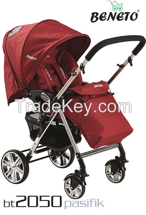 Beneto BT-2050T Double side Aluminum Travel System Baby Stroller