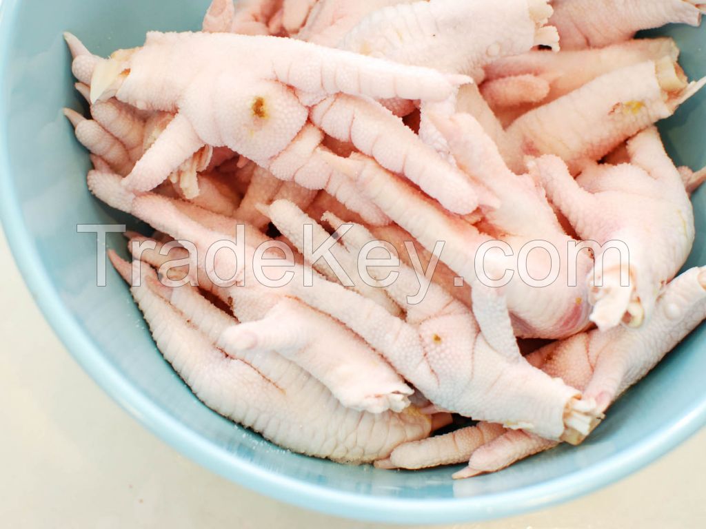 Processed Grade A Halal Chicken Feet Origin Brazil