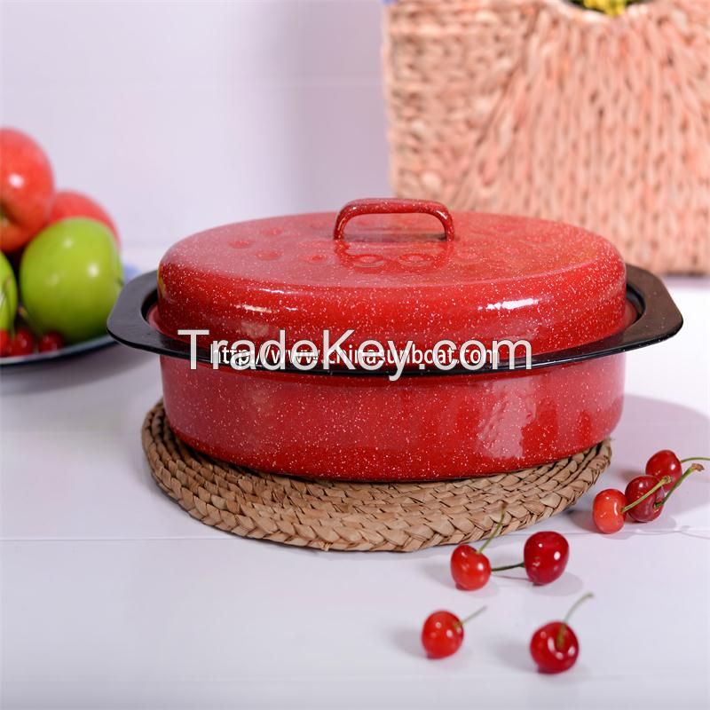 Enamel Oval Roaster Cookware Parts