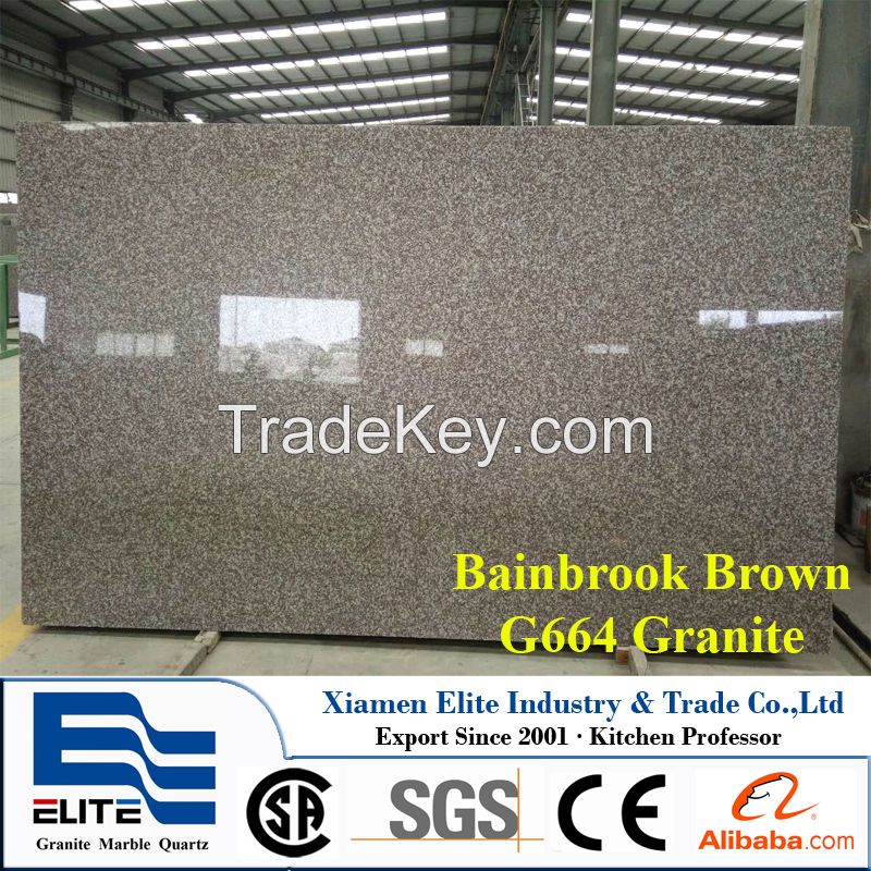 G664 Bainbrook Brown Granite Slab