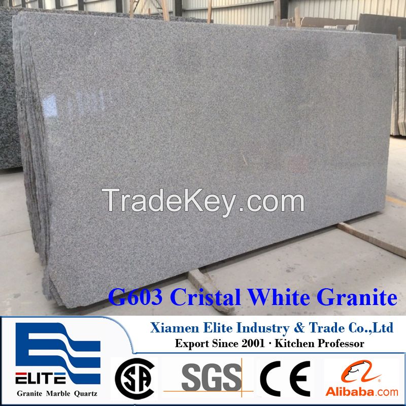 G603 Bianco Crystal White Granite Slab