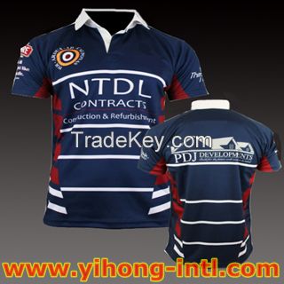 Polyester Made Sublimation Custom Rugby Jersey League Jersey