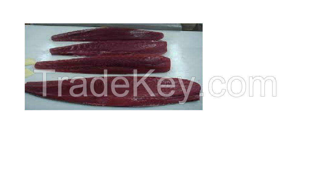 FRESH CHILLED YELLOW FIN TUNA LOINS, WHOLE H&amp;G / G&amp;G