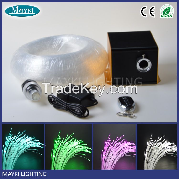 Fiber optic manufacturers fiber optic twinkle star ceiling with RGBW LED