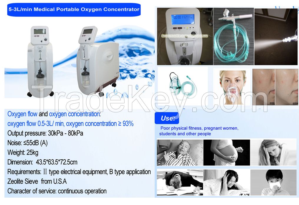 oxygen jet machine facial water oxygen medical use