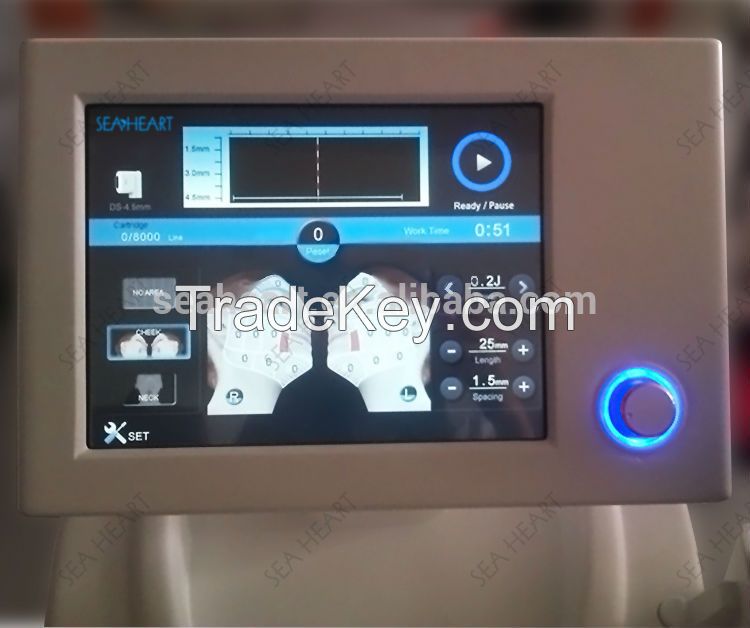 Korea technology beauty HIFU machine for skin rejuvenation and lifting