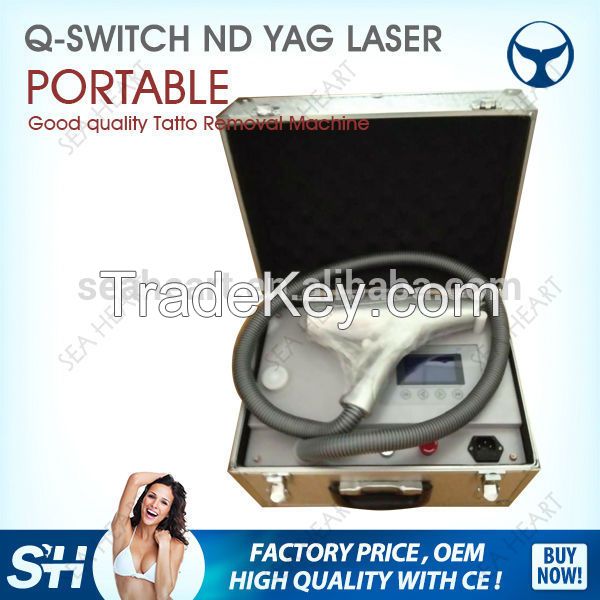 Hot sale Q switch ND Yag laser tattoo removal machine with CE ISO certificate