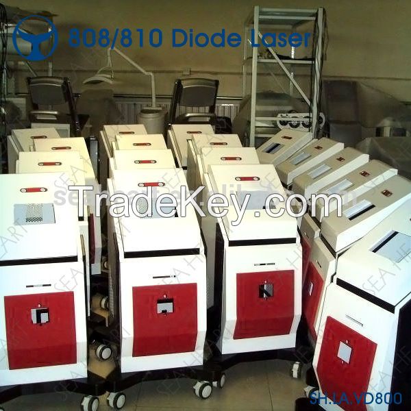 Korea 808 nm diode laser machine for permanent hair removal