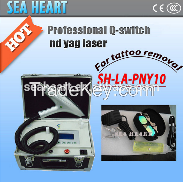 Hot sale Q switch ND Yag laser tattoo removal machine with CE ISO certificate