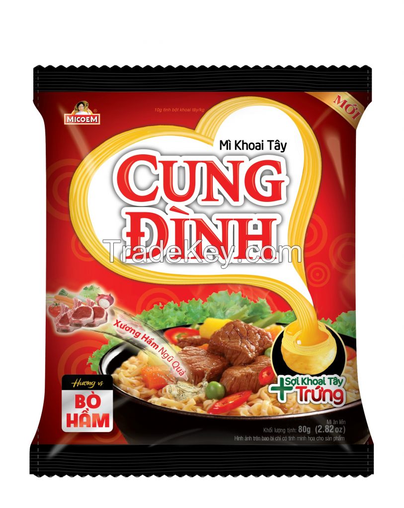 Cung Dinh Instant Noodle - Stewed Beef Flavour