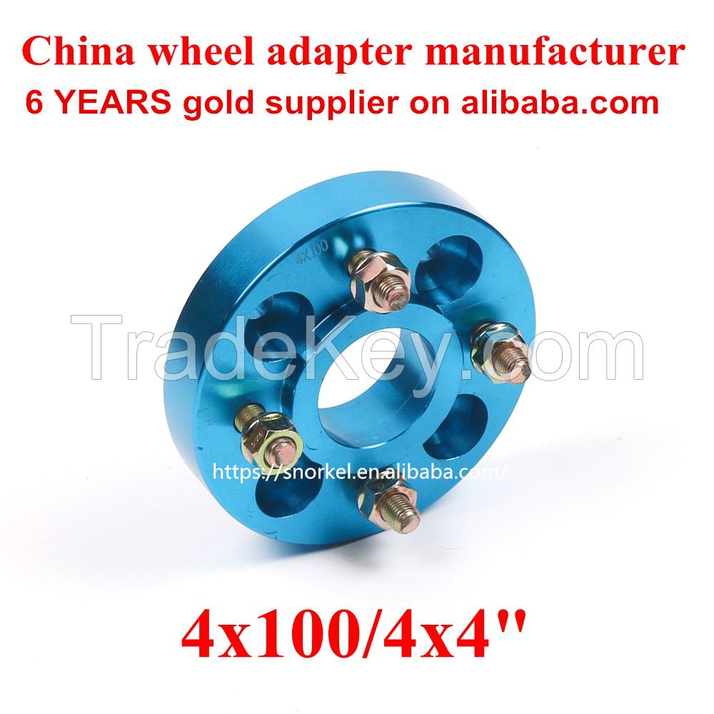 4x4inch /4x100 universal 4 stud 1inch aluminum Wheel Adapter 25mm