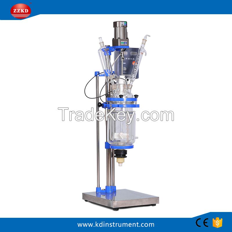 20L Laboratory Jacketed Chemicals Glass Reactor China Supplier