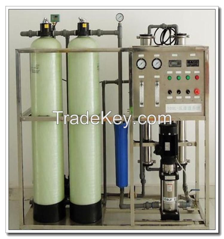 500LPH flexible RO purifying system for mineral drinking water treatment with good price