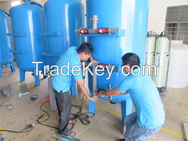 Carbon sand filter / Swimming pool water circulation filter prices of water purifying machines