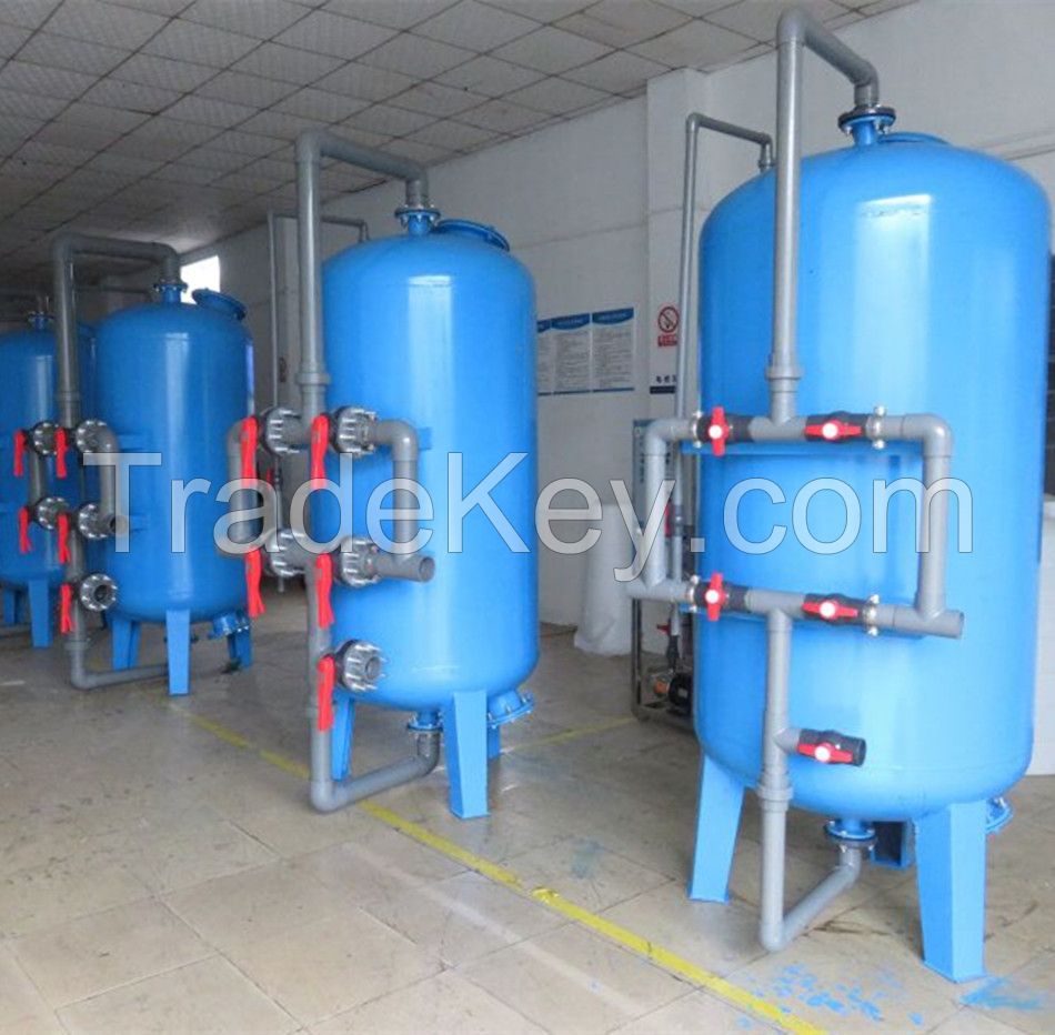 Carbon sand filter / Swimming pool water circulation filter prices of water purifying machines