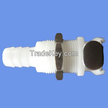 3/8" POM/EPDM Plastic Quick coupling/coupler-Panel mounting BLD1606PH female