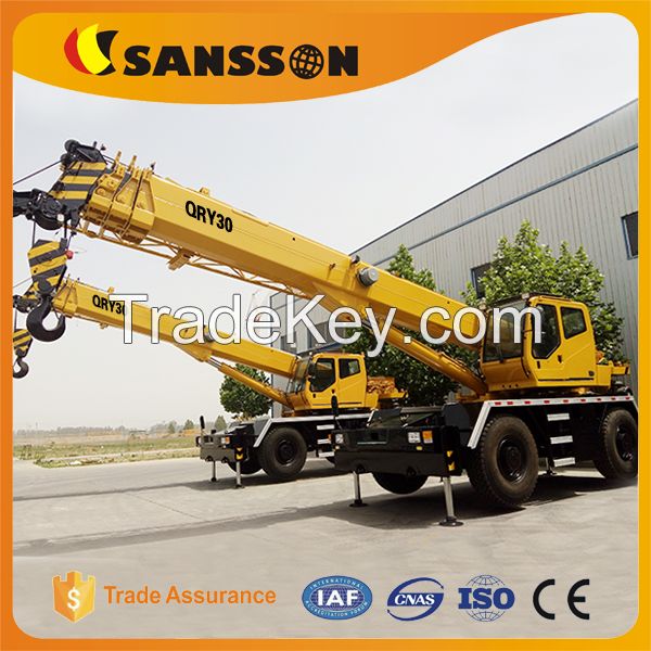 Shandong sansson QRY30 rough terrain crane 30 tons