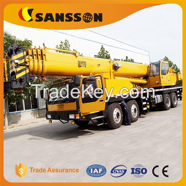 Shandong sansson QLY70 truck crane mobile 70 tons