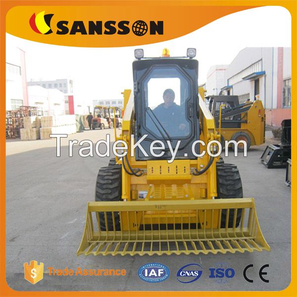 Sansson hot selling small 1 tons skid steering loaders