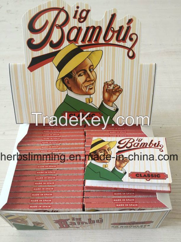 Big Bambu Rolling Paper Cigarette Papers for Smoking 50 Booklets a Box Size