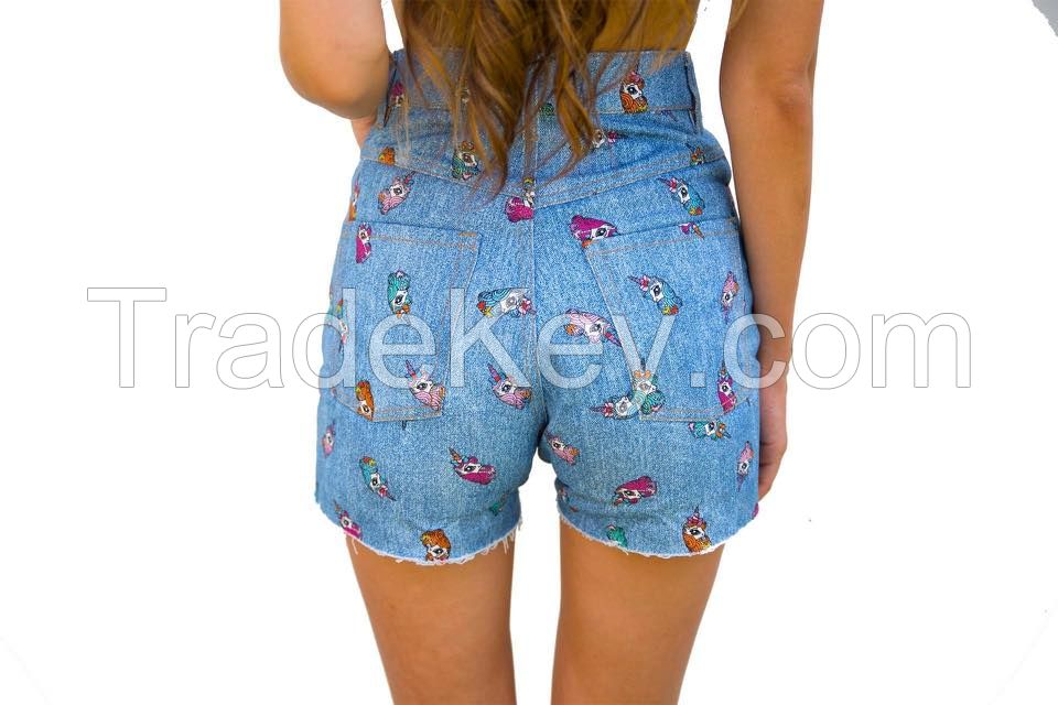 Unicorn shorts jeans