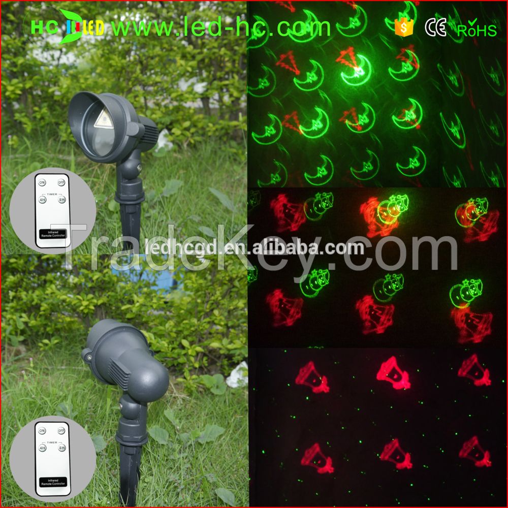 new Unique patterns for Christmas Red Green animation laser light with waterproof function outdoor christmas laser lights
