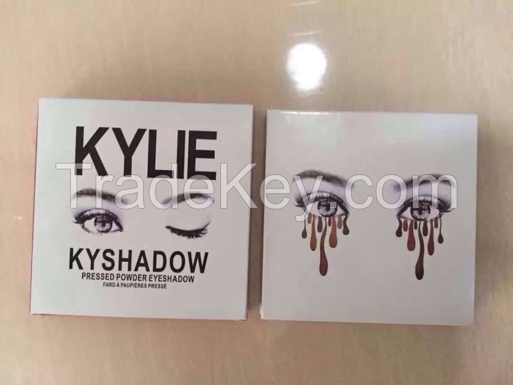 2016 new KYLIE Kyshadow Pressed Powder Eyeshadow Cosmetics Bronze Palette 9 colors popular in usa 