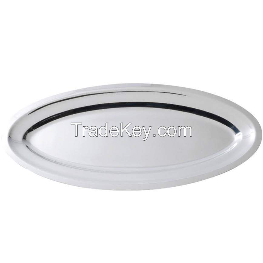 STAINLESS STEEL OVAL DISHES