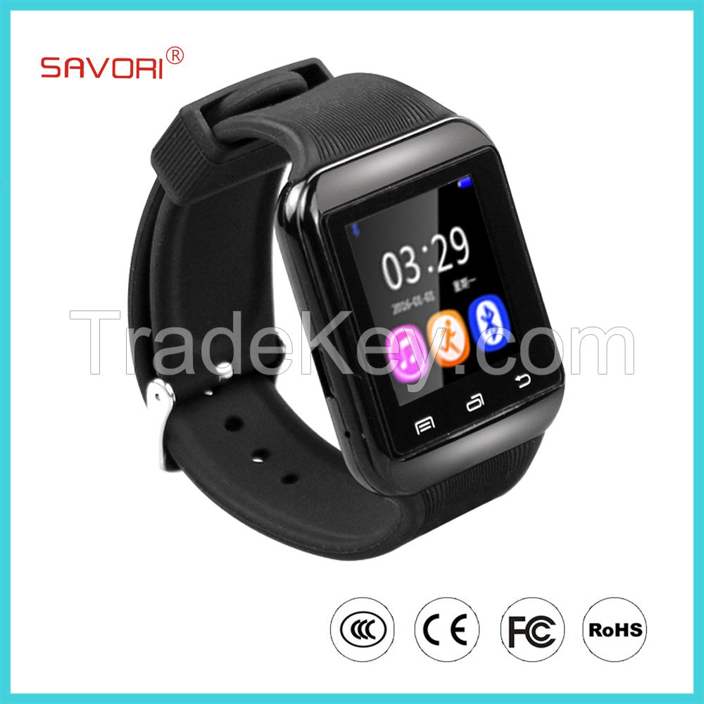 2016 Wholesale U9+ OEM Anti-lost Bluetooth Smart Wrist Watch