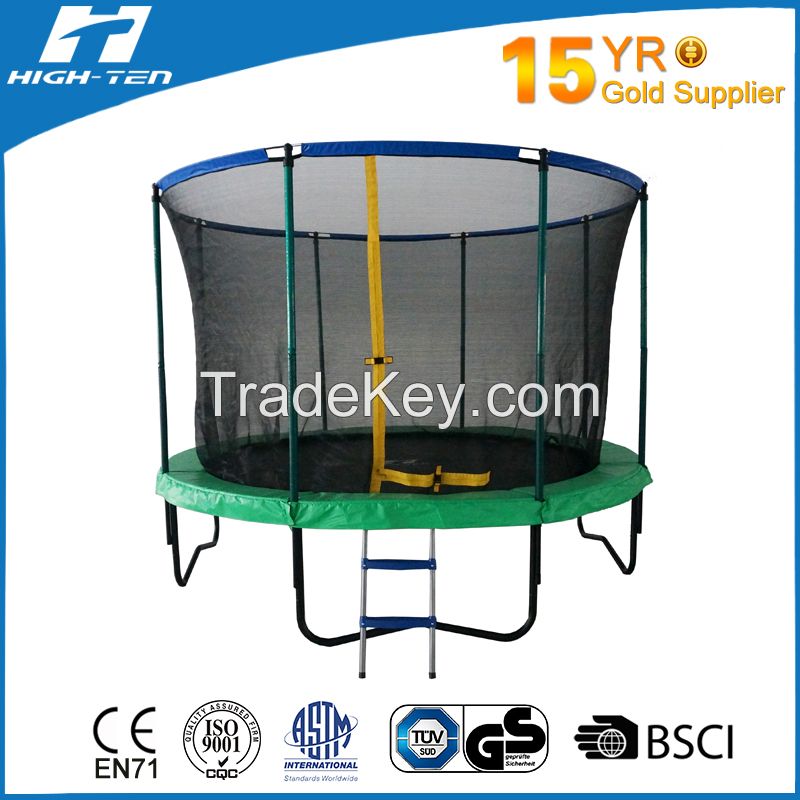 10ft big kids trampoline with safety net (TUV-GS, CE)