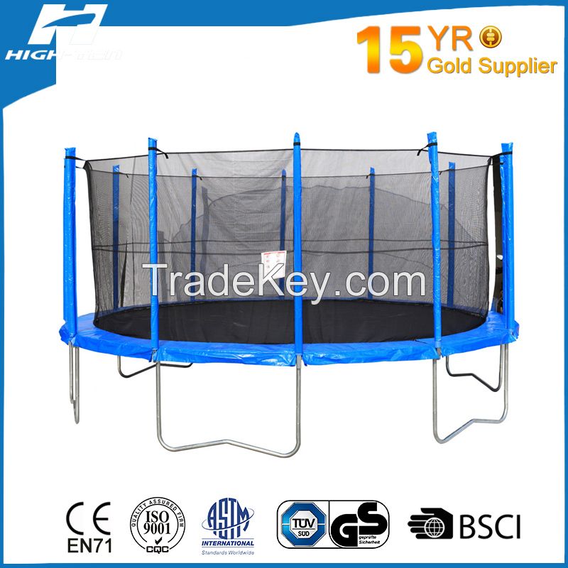Premium 15FT kids Trampoline With Enclosure(Down to ground)