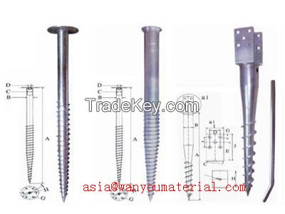 competitive double vane ground screw asia(at)wanyoumaterial(dot)com