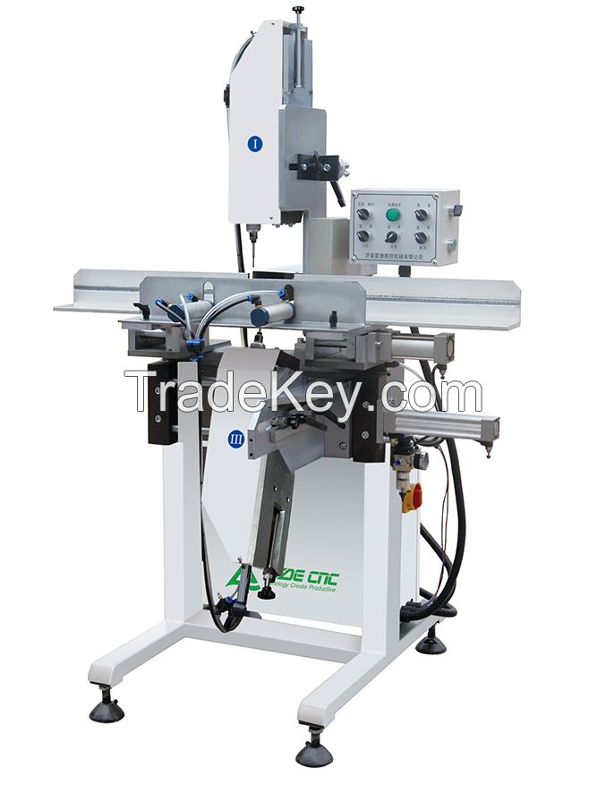 PVC Windows UPVC Doors Auto Water Slot Groove Milling Machine