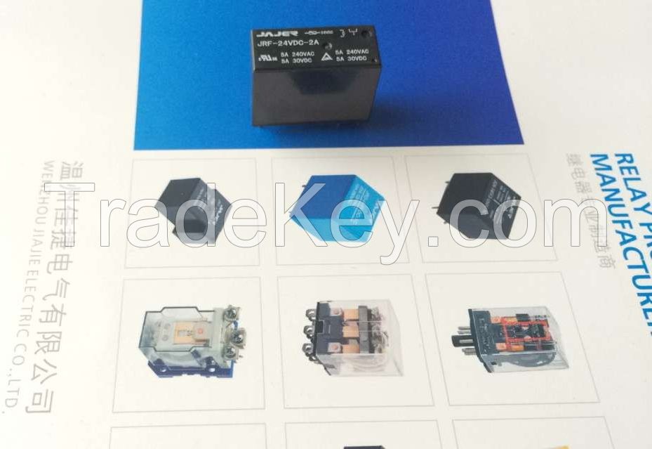 Jajer JRF mini PCB Relay general purposerelay 6PIN Or 8PIN Contact Rating 5A  Electromagnetic power Relay JQX 115F, G2R, OMI