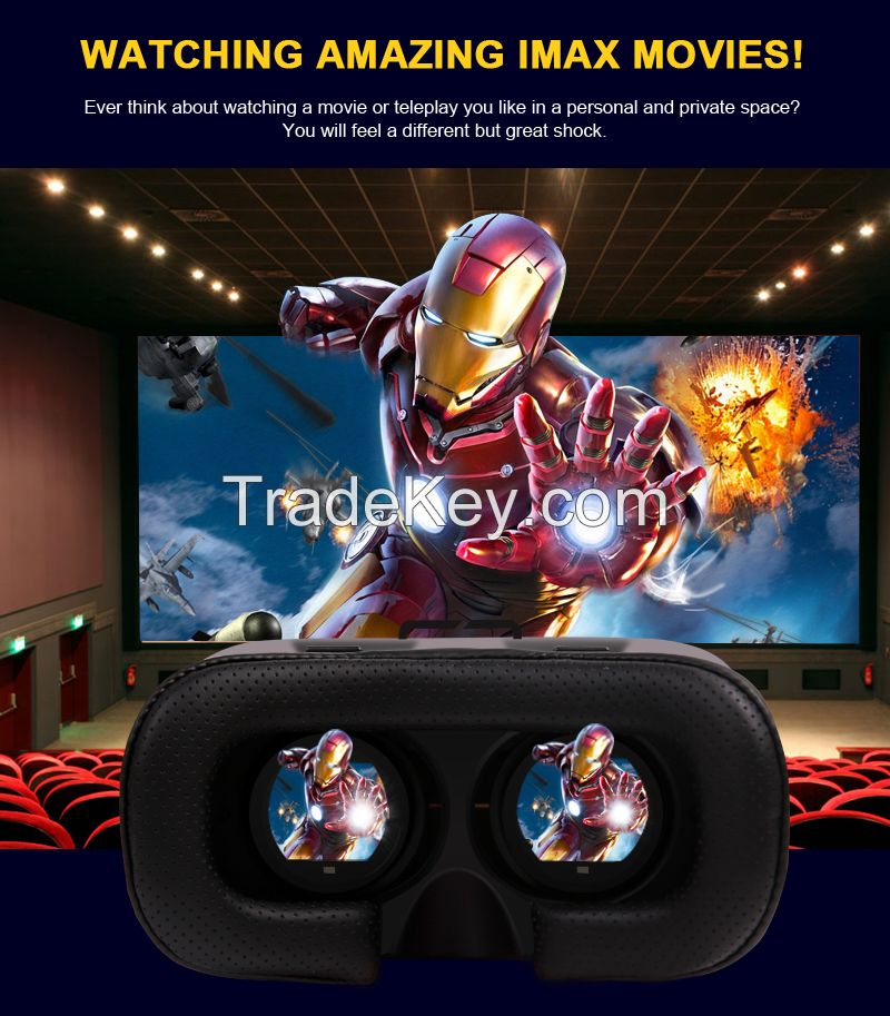 3d VR Box glasses headset for Android and iOS Smartphones3121