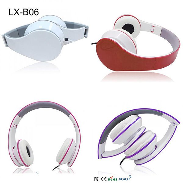 Hot design foldable wired Headphone can be printed logo acc.to RoHS CE 4104