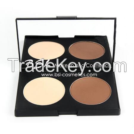 Custom Logo Cosmetics 2 Colors Travel Kit Mineral Makeup Foundation Palette