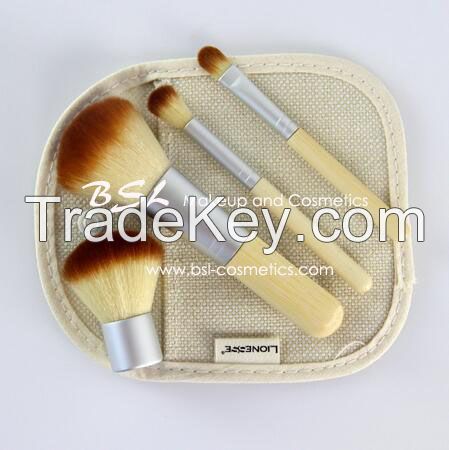 Top Sellers on Amazon Makeup Sets Kabuki Makeup Brush Kit Wooden Handle