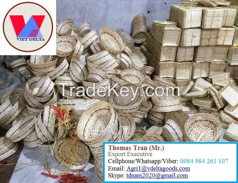 BAMBOO BASKET TRADITON PRODUCT OF VIET NAM