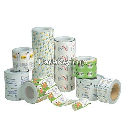 New style printed laminated foil roll film for seed pacakging