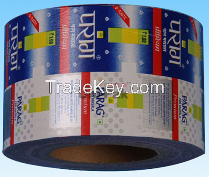 Aluminum Foil Food Packaging Film/Plastic Printed Laminating Packing Film Roll For Candy
