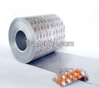  Tablets pills packing roll type ptp aluminum blister packaging foil