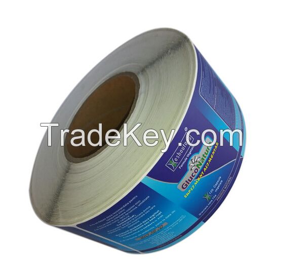 pet/vmpet/pe lamination food grade biscuit packaging roll film with custom logo design printing