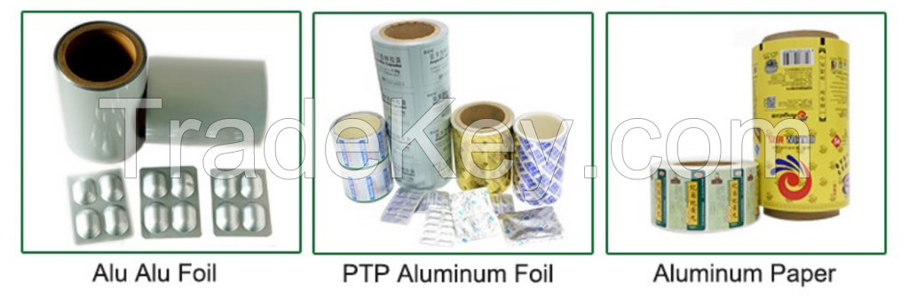 heat resistant aluminum foil tablets pills packaging 